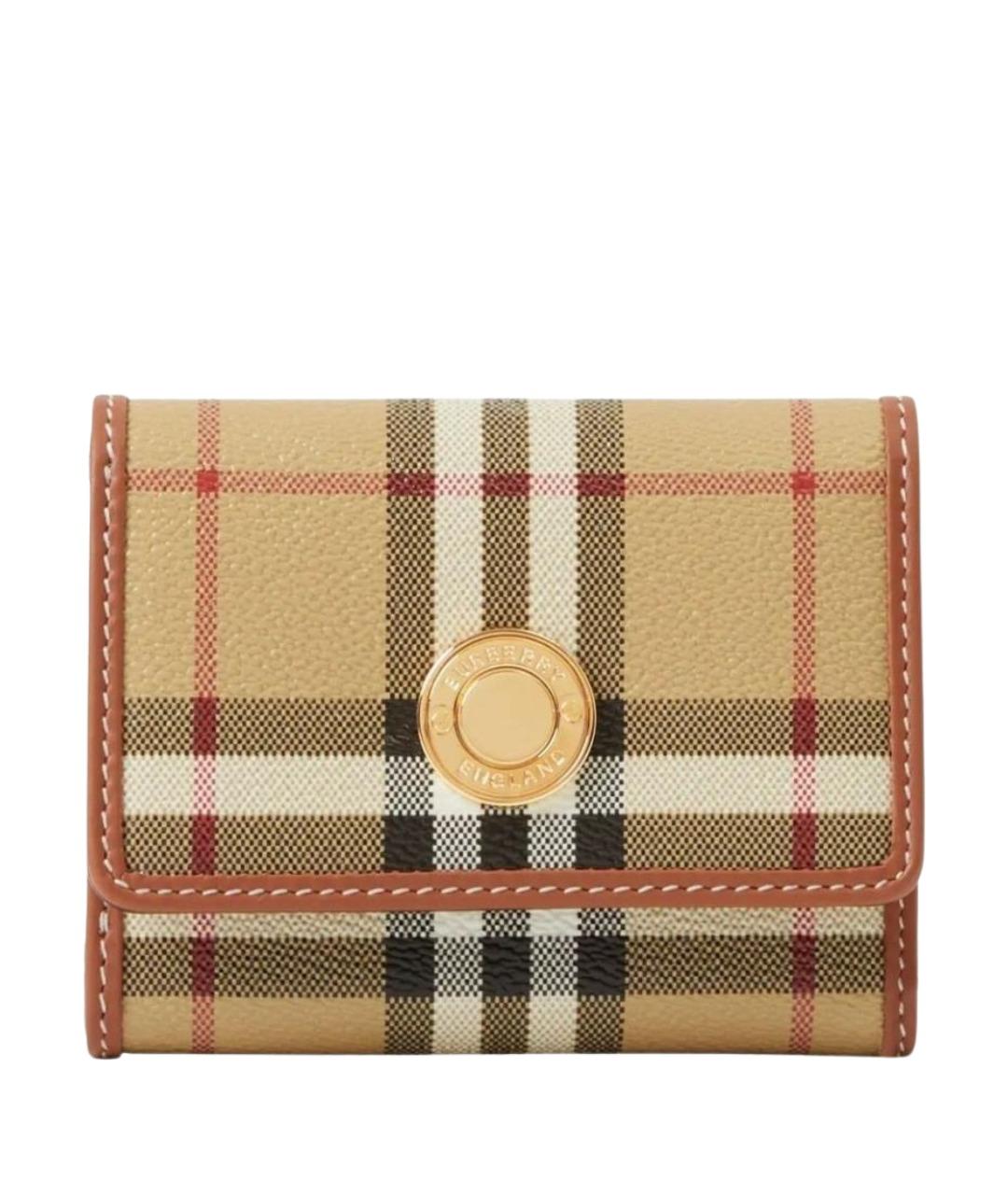 BURBERRY Бежевый кошелек, фото 1