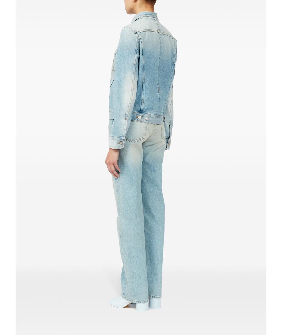 MM6 MAISON MARGIELA Синяя хлопковая куртка, фото 4
