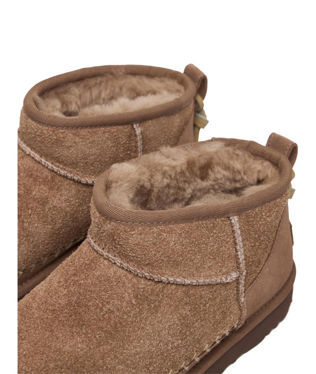UGG Коричневые замшевые ботинки, фото 4