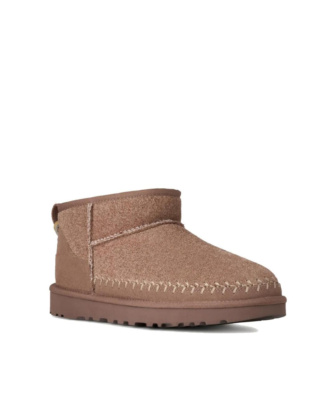UGG Коричневые замшевые ботинки, фото 2