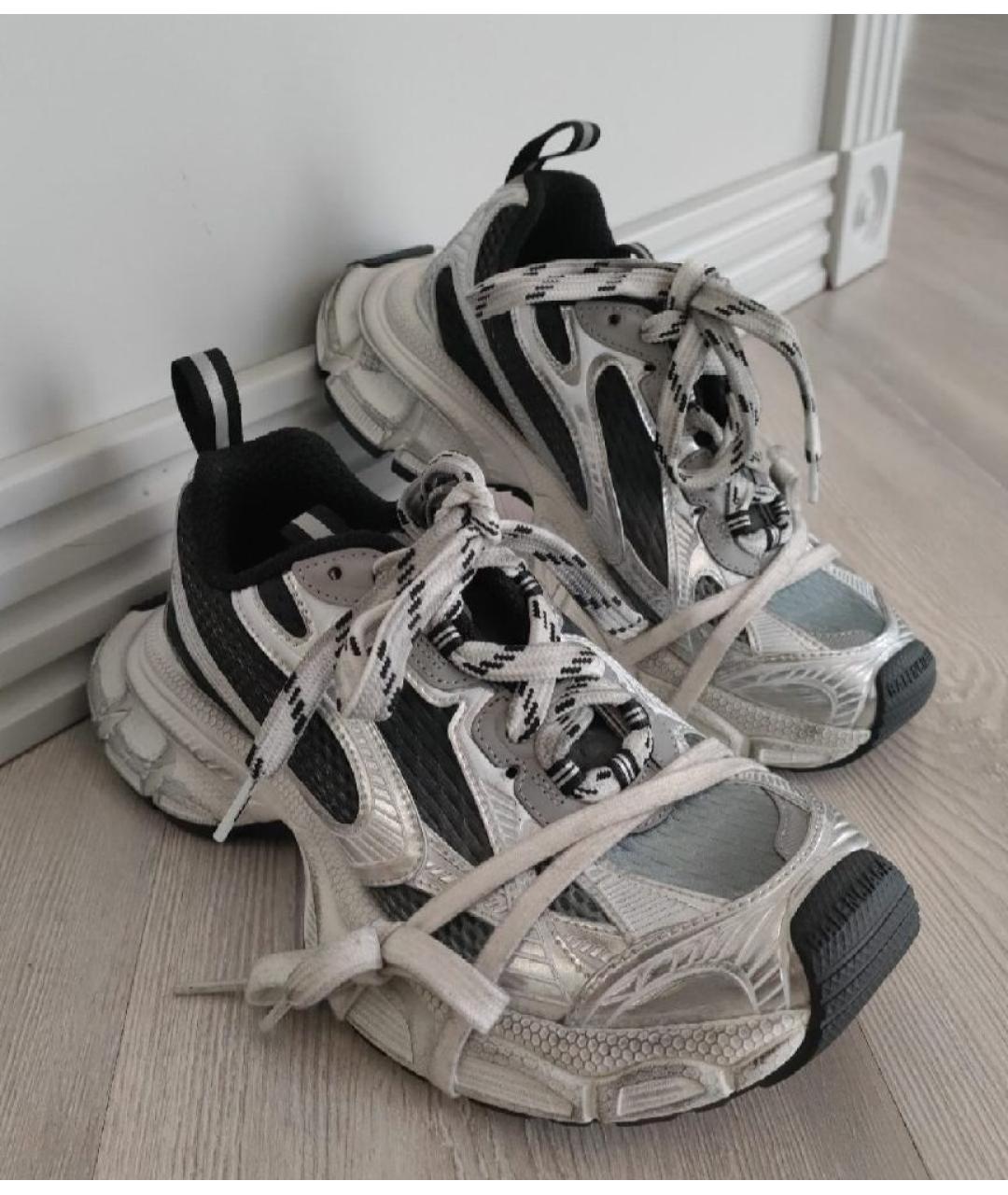 BALENCIAGA Серые кроссовки, фото 5