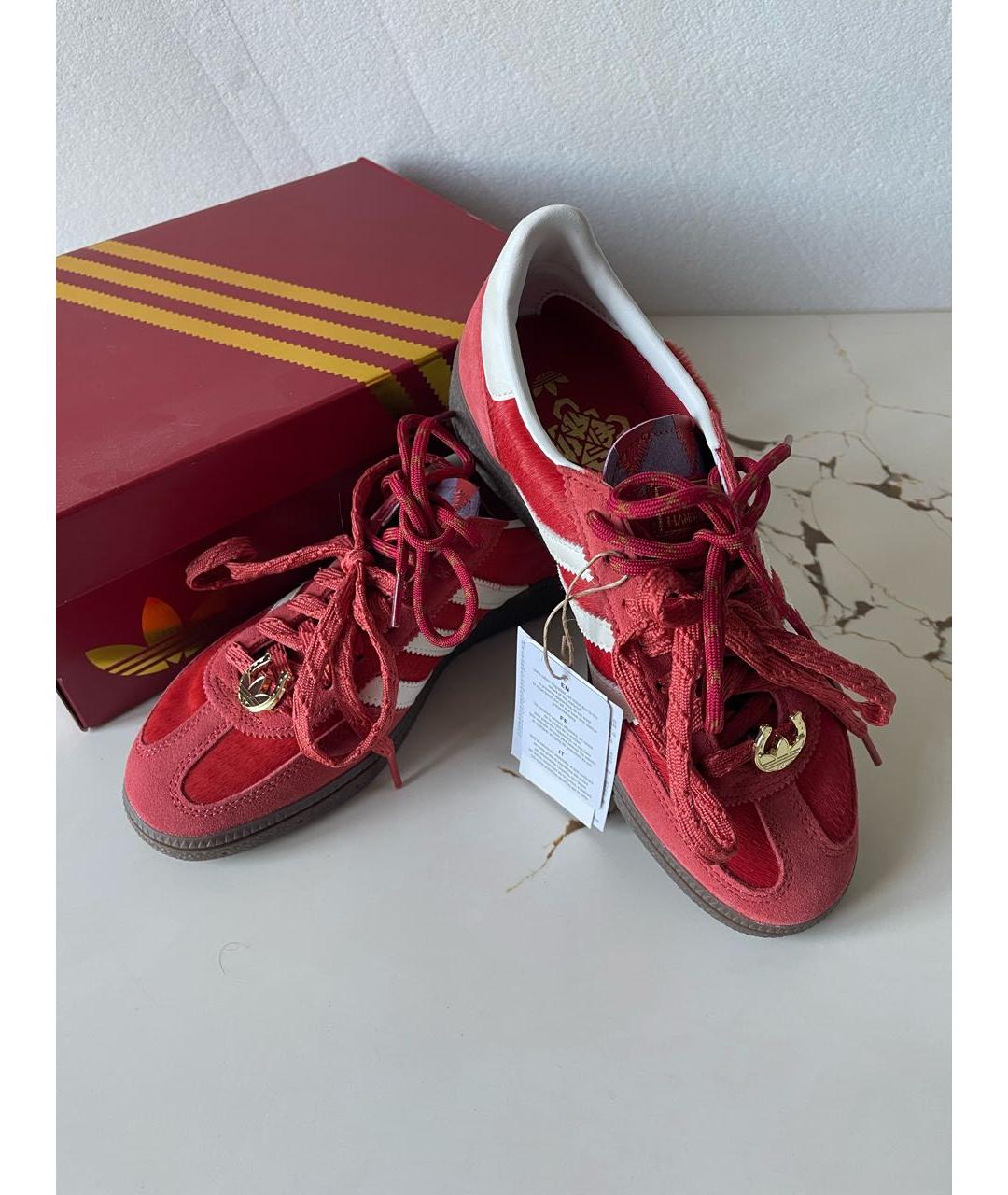 ADIDAS Красные кеды, фото 3