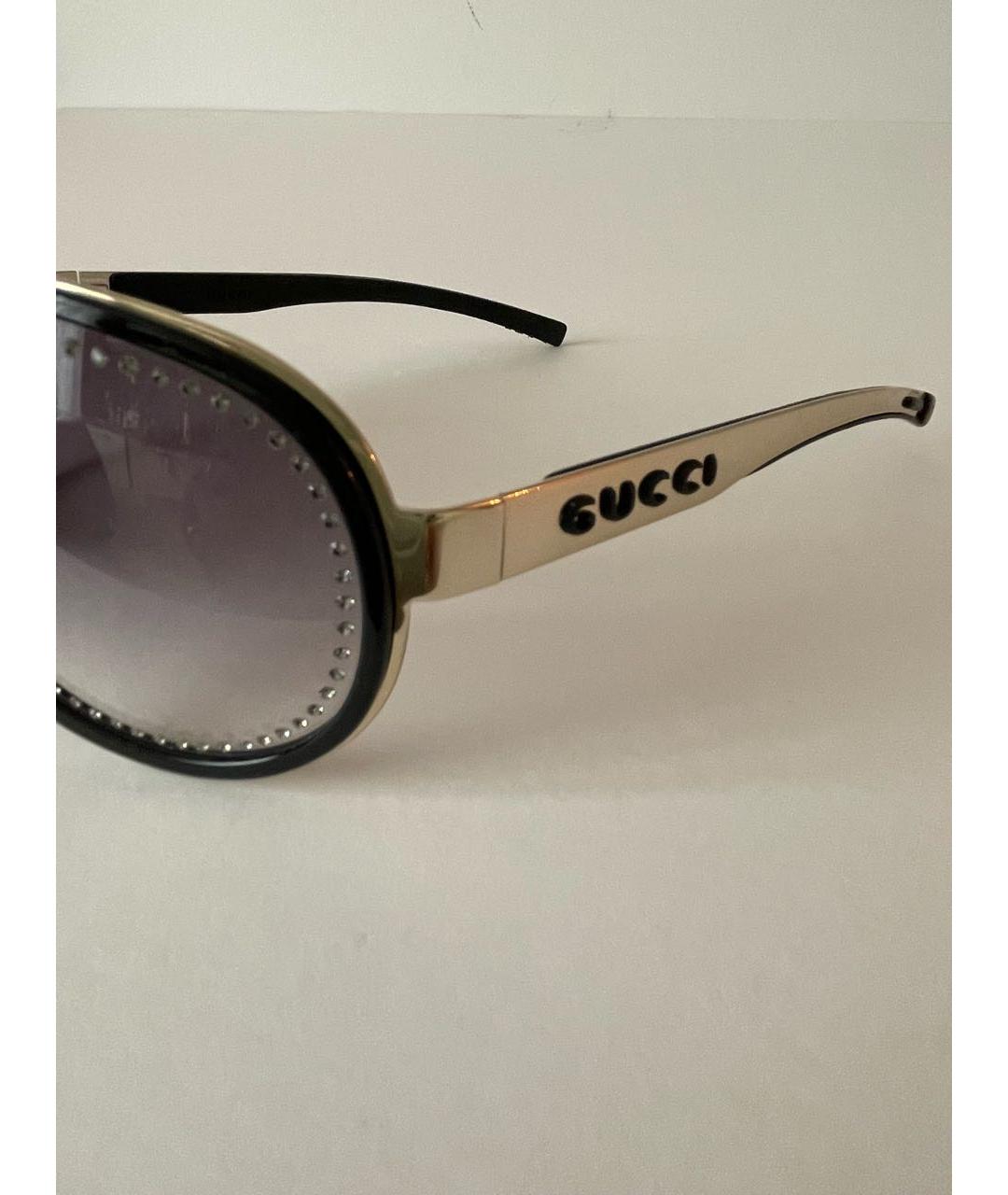 GUCCI Черные пластиковые солнцезащитные очки, фото 3