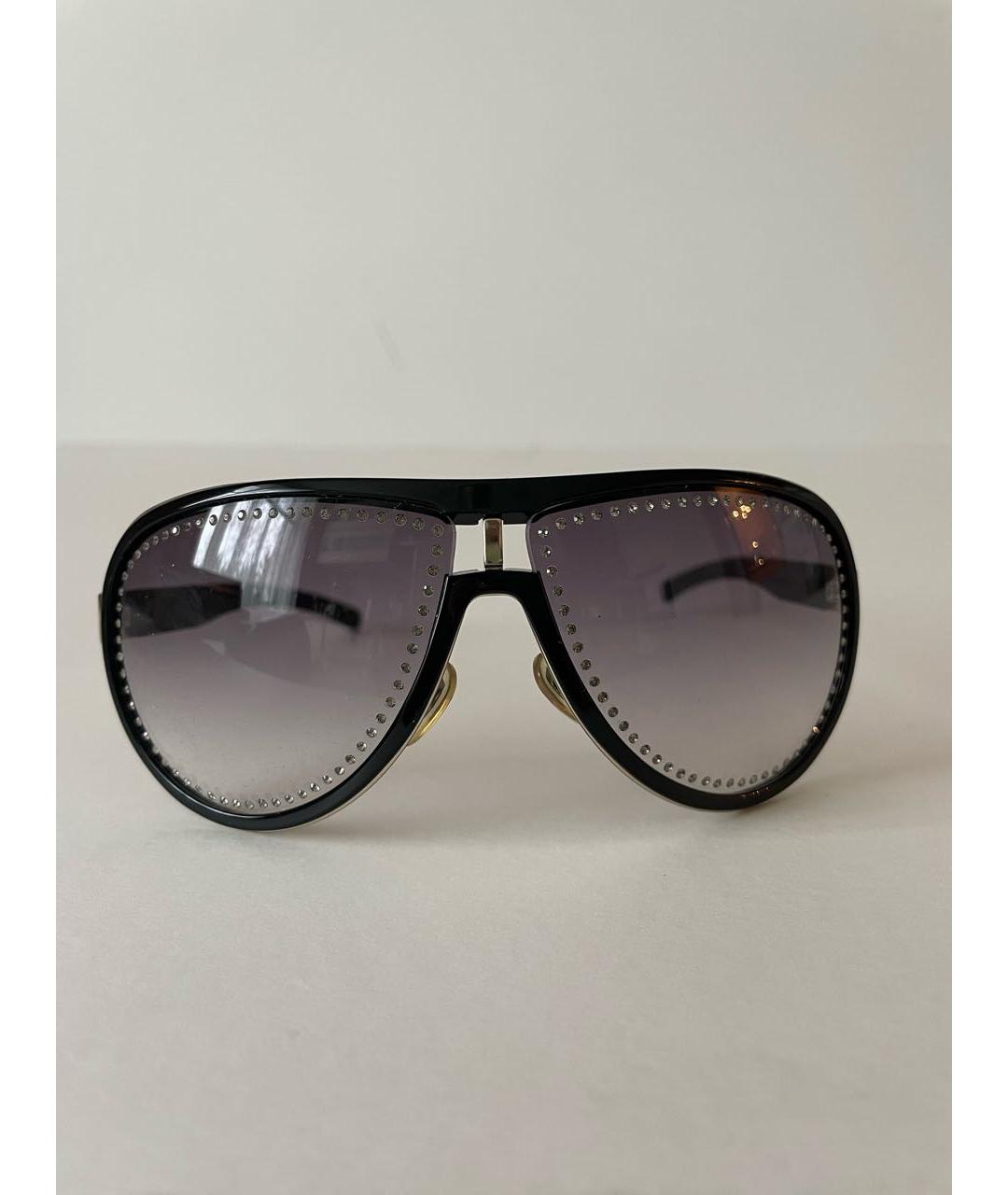GUCCI Черные пластиковые солнцезащитные очки, фото 8