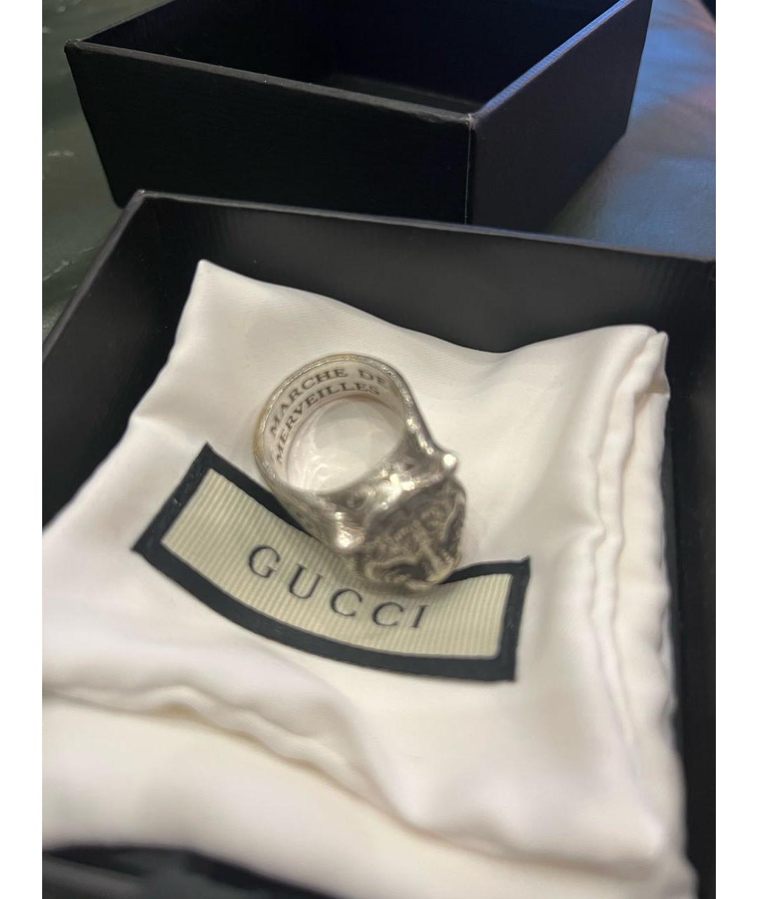 GUCCI Серебряное кольцо, фото 2