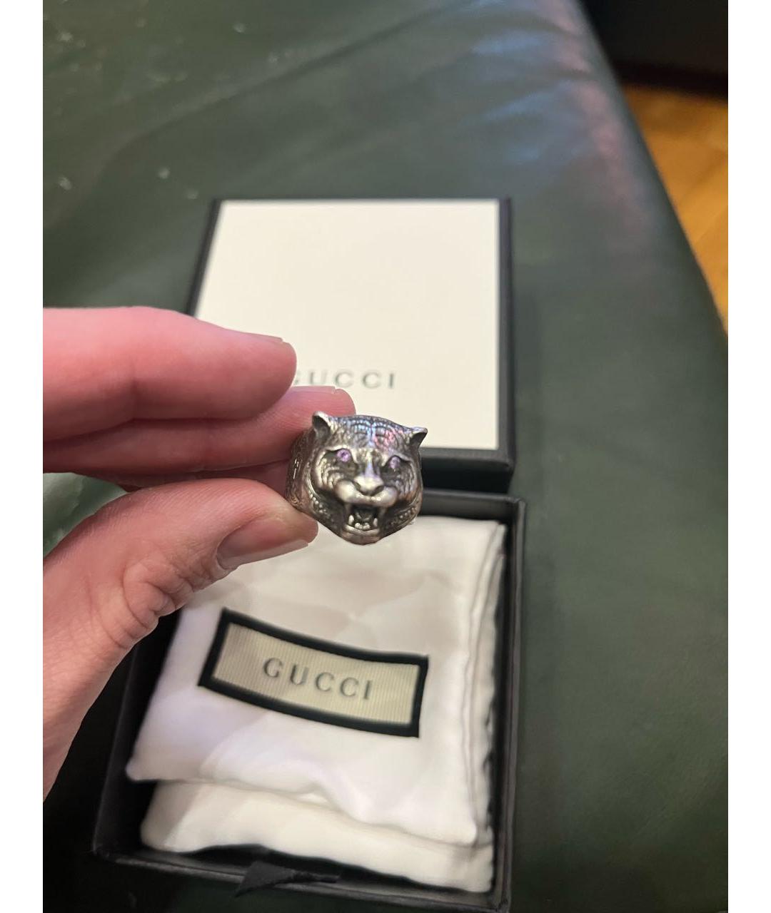 GUCCI Серебряное кольцо, фото 5