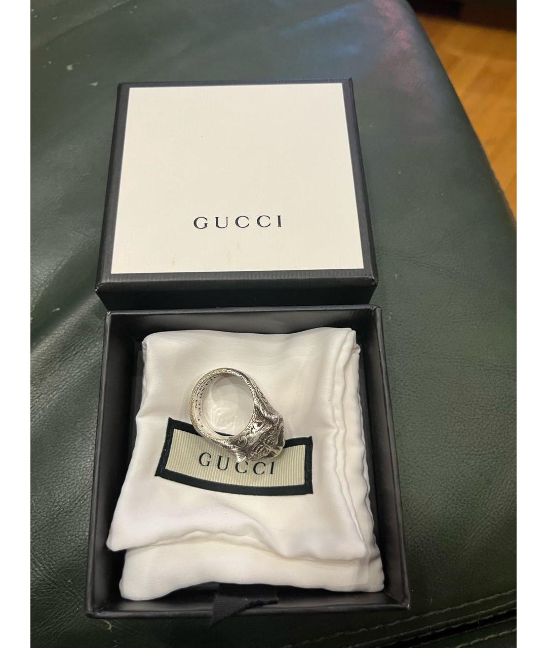 GUCCI Серебряное кольцо, фото 3