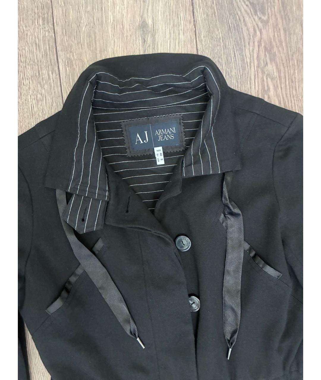 ARMANI JEANS Черный хлопковый костюм с брюками, фото 3