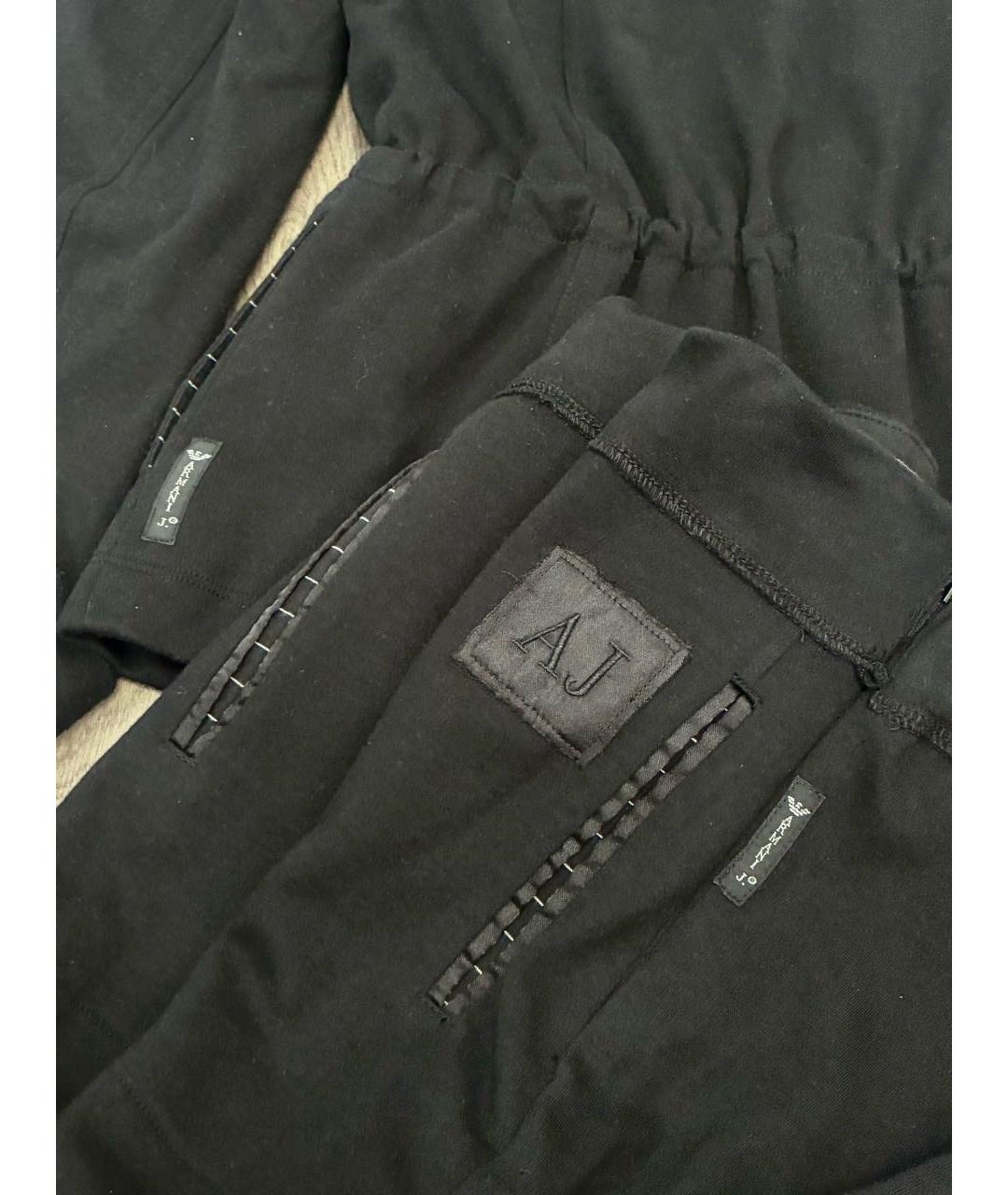 ARMANI JEANS Черный хлопковый костюм с брюками, фото 4