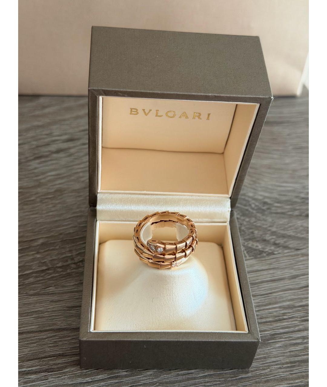 BVLGARI Золотое кольцо из розового золота, фото 6