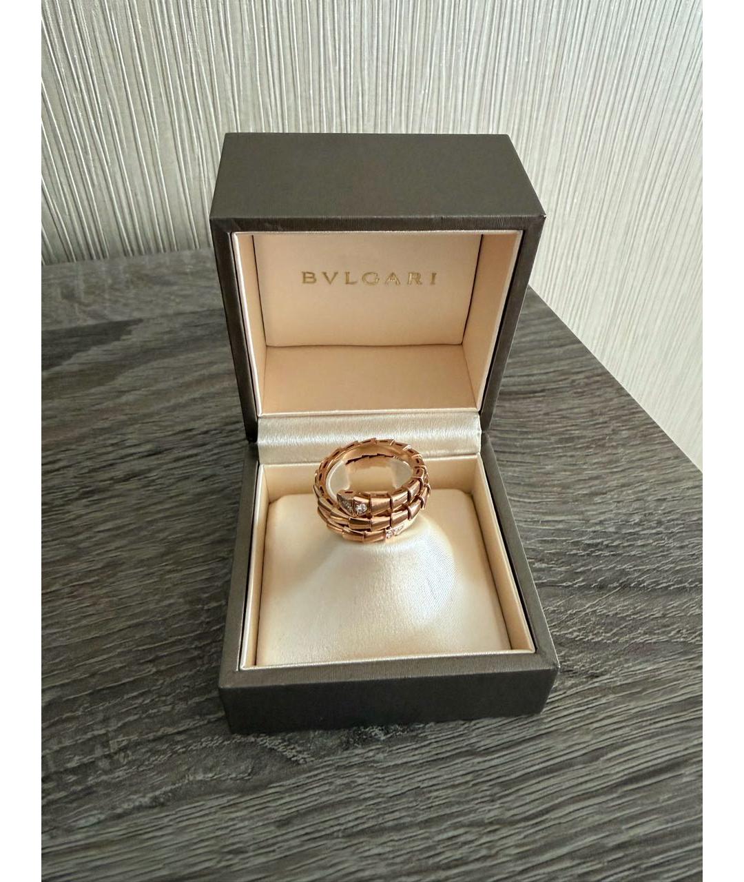 BVLGARI Золотое кольцо из розового золота, фото 2