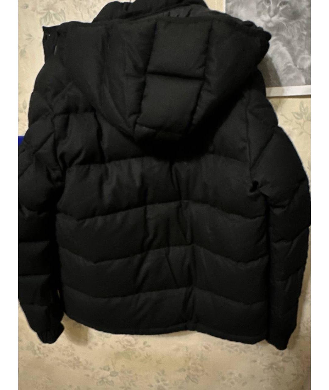 MONCLER Черный пуховик, фото 2