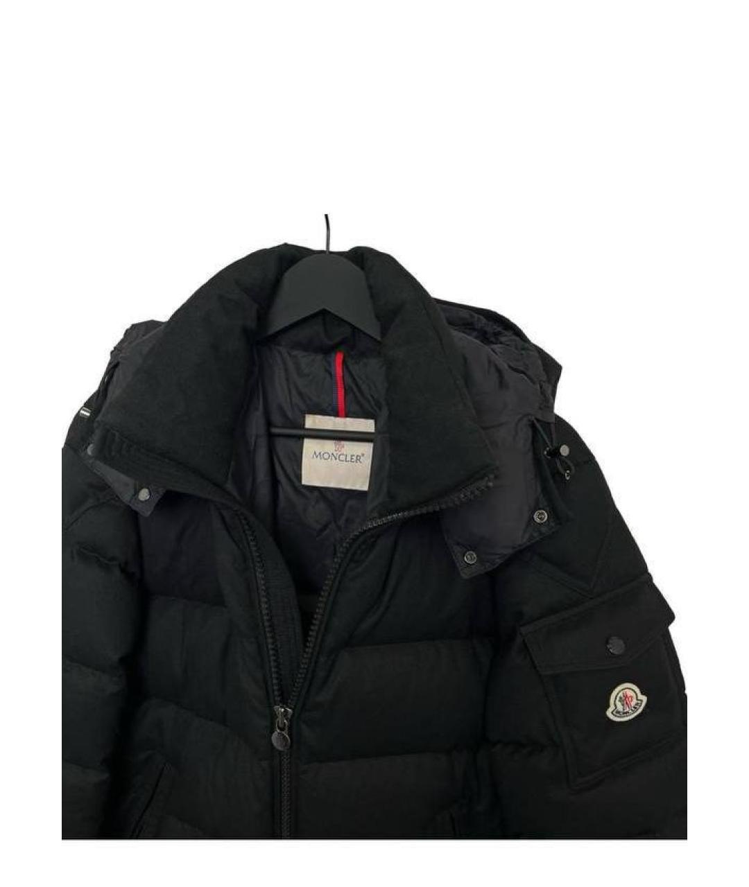 MONCLER Темно-синий пуховик, фото 2