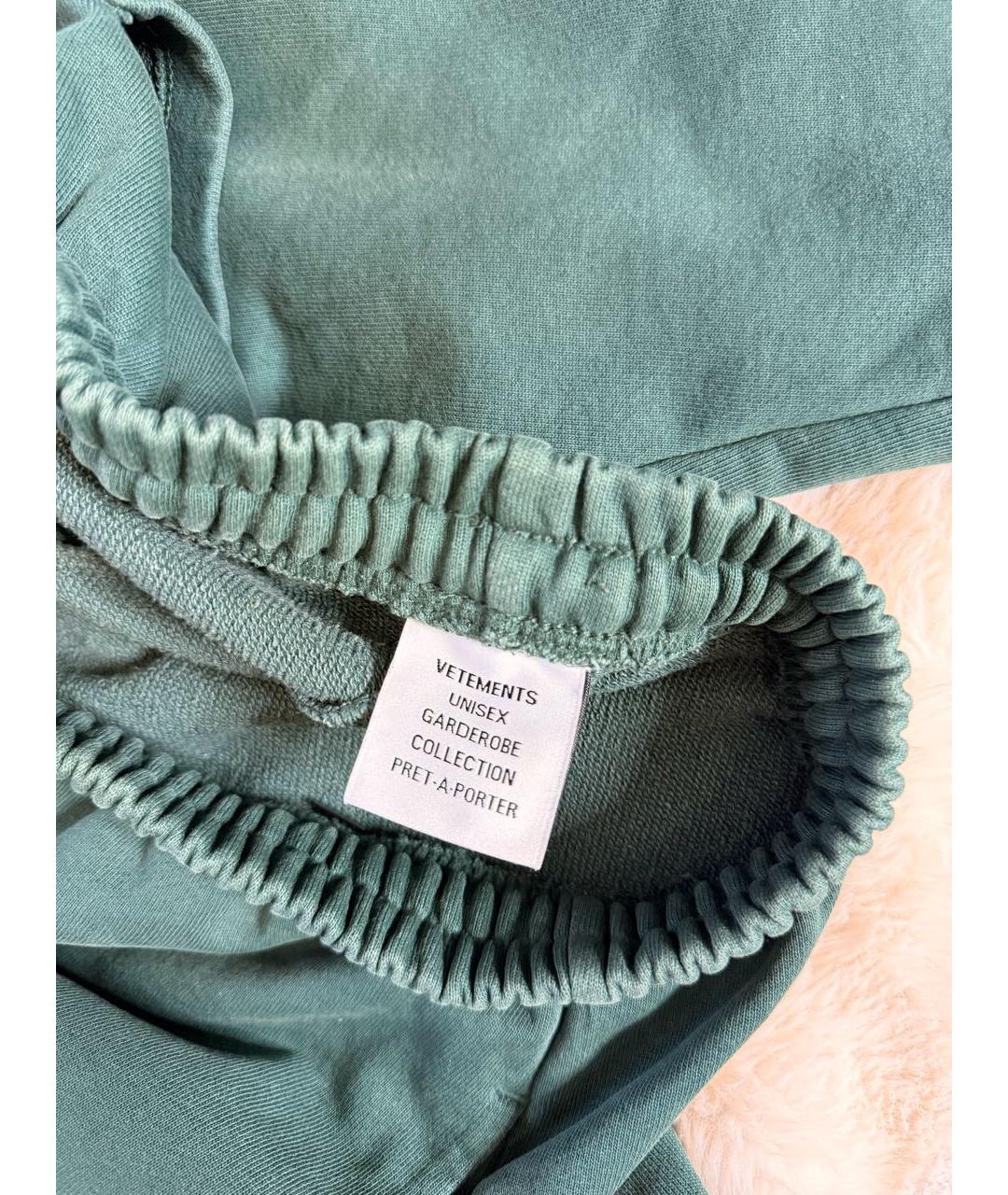 VETEMENTS Хаки хлопковые повседневные брюки, фото 5