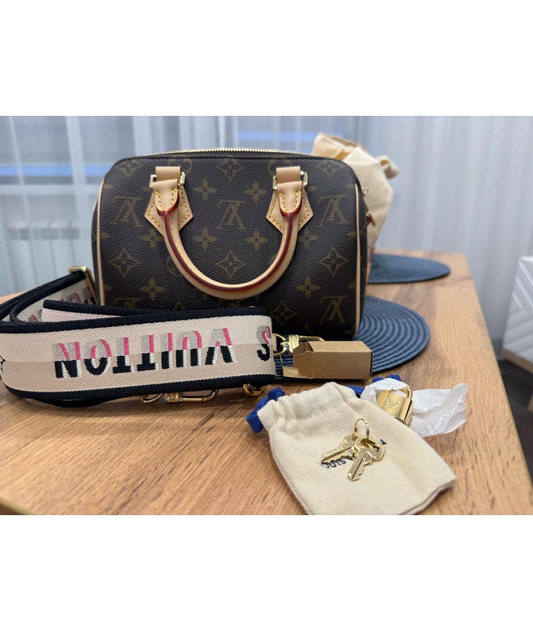 LOUIS VUITTON Коричневая сумка через плечо, фото 2