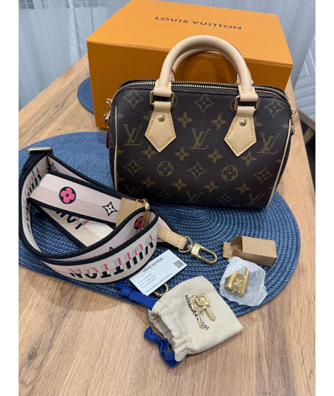 LOUIS VUITTON Коричневая сумка через плечо, фото 4