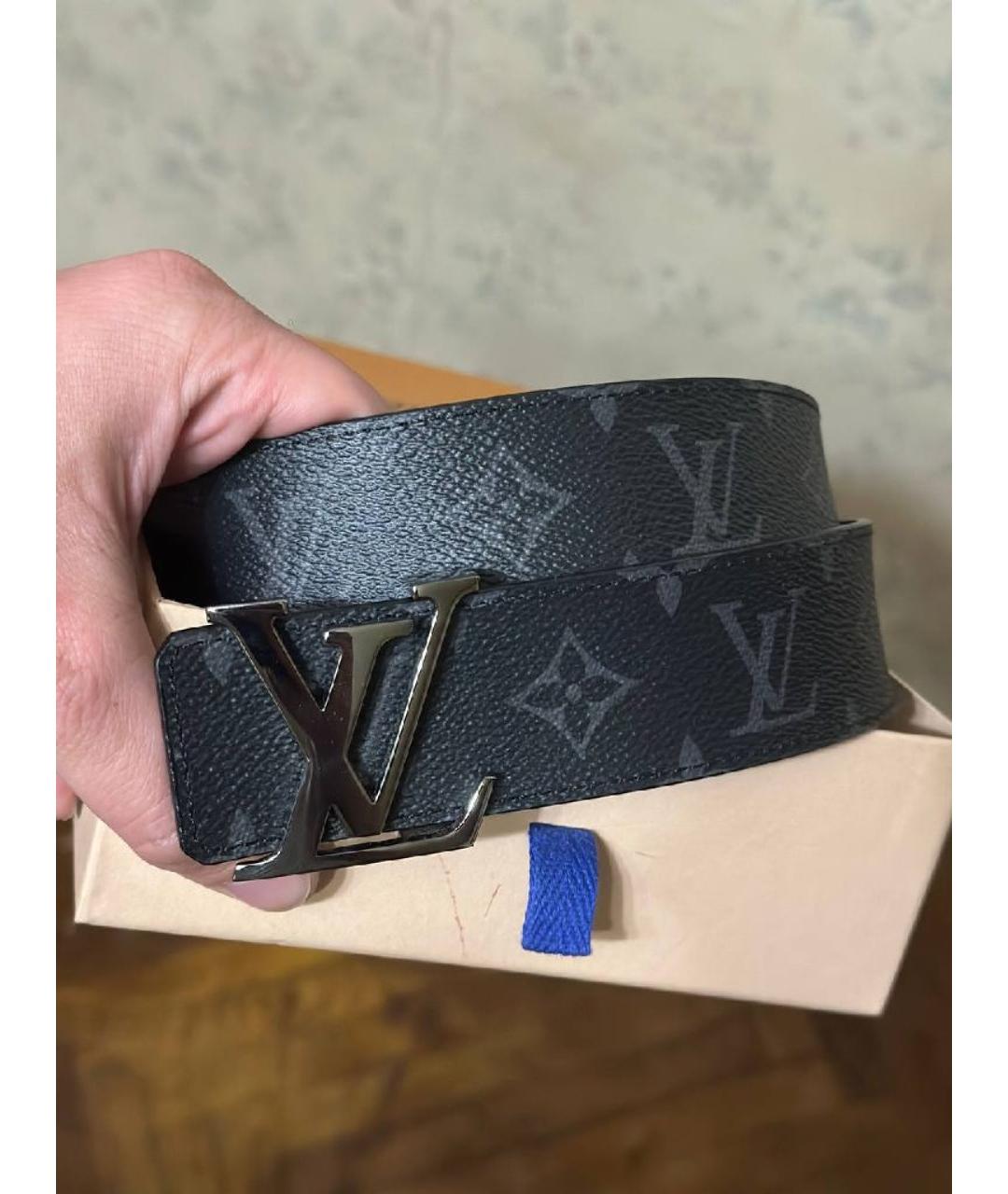 LOUIS VUITTON Серый ремень, фото 4