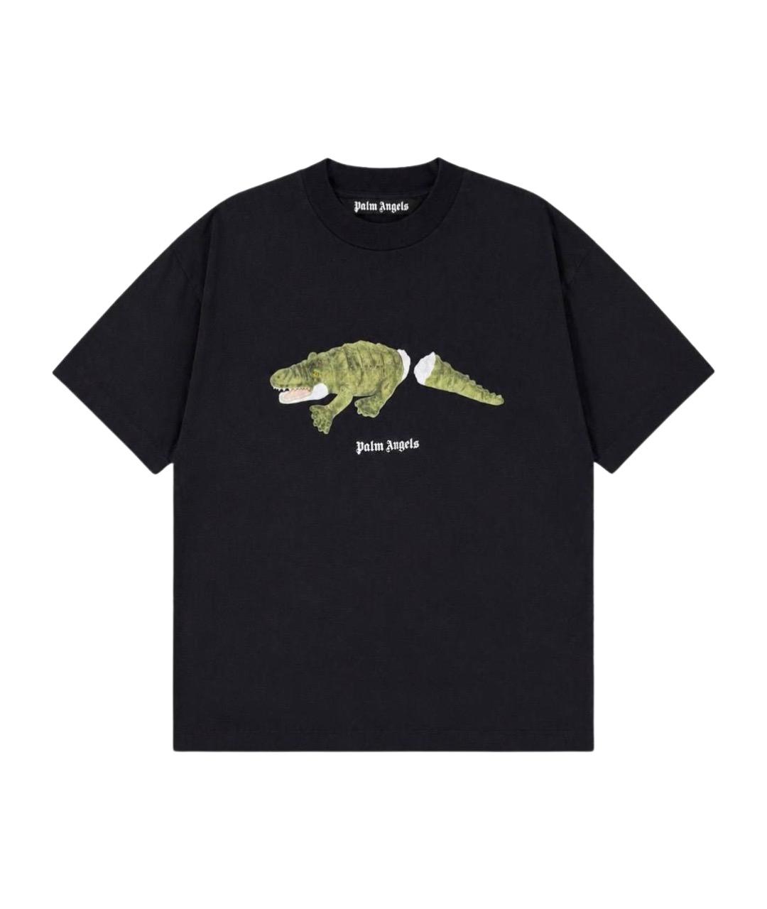 PALM ANGELS Черная футболка, фото 1