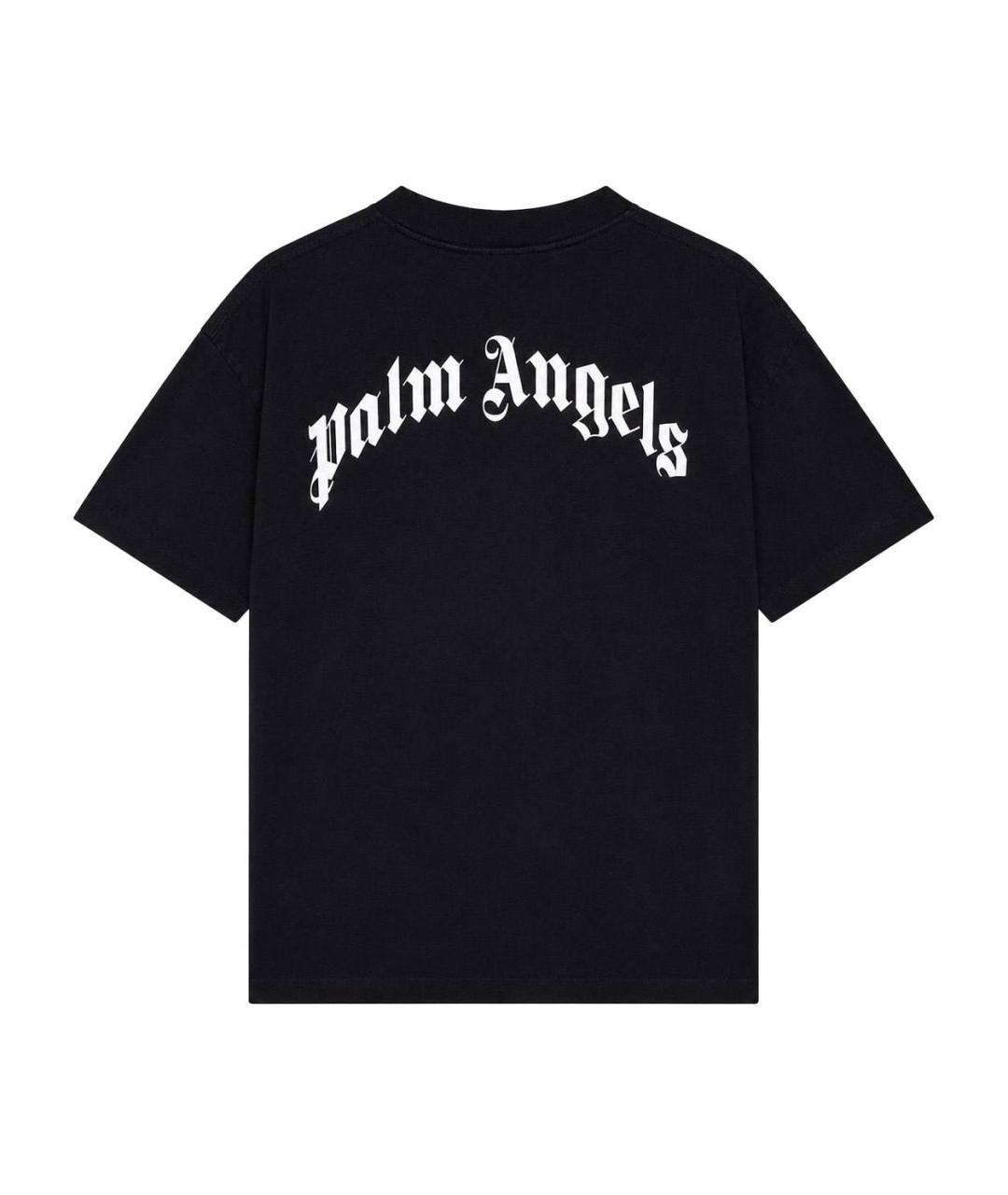 PALM ANGELS Черная футболка, фото 3