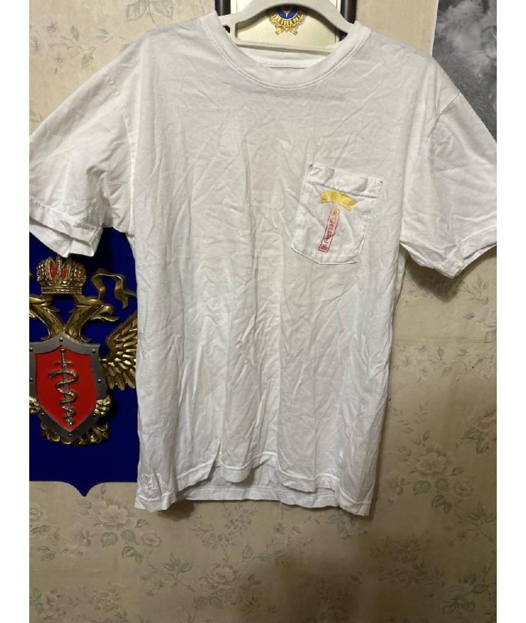 CHROME HEARTS Белая хлопковая футболка, фото 4