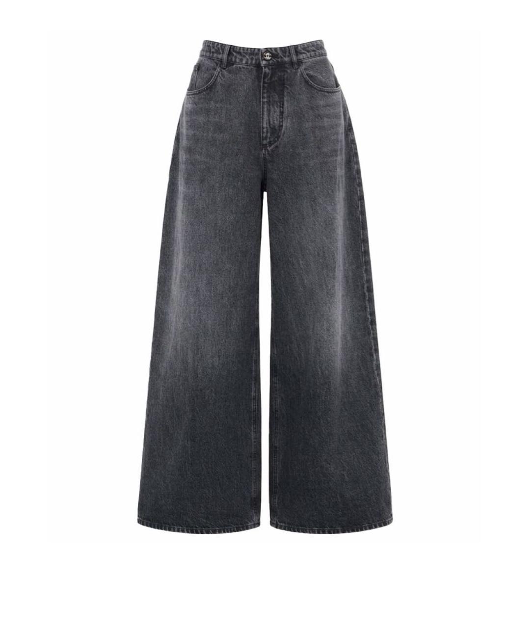 CHANEL Серые джинсы клеш, фото 7