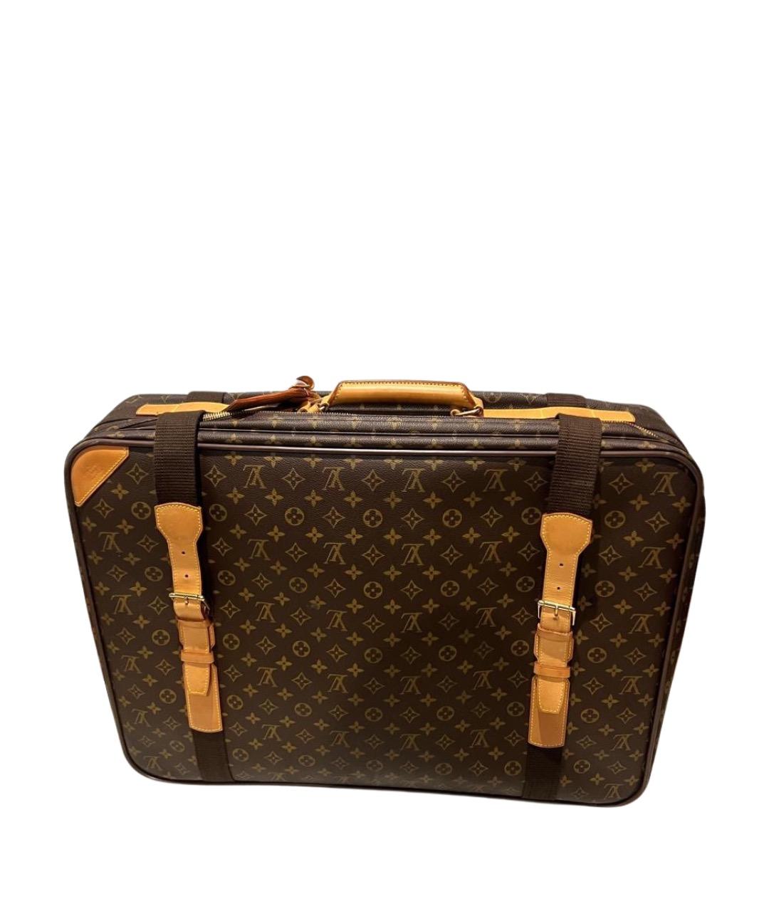LOUIS VUITTON Коричневый чемодан, фото 1