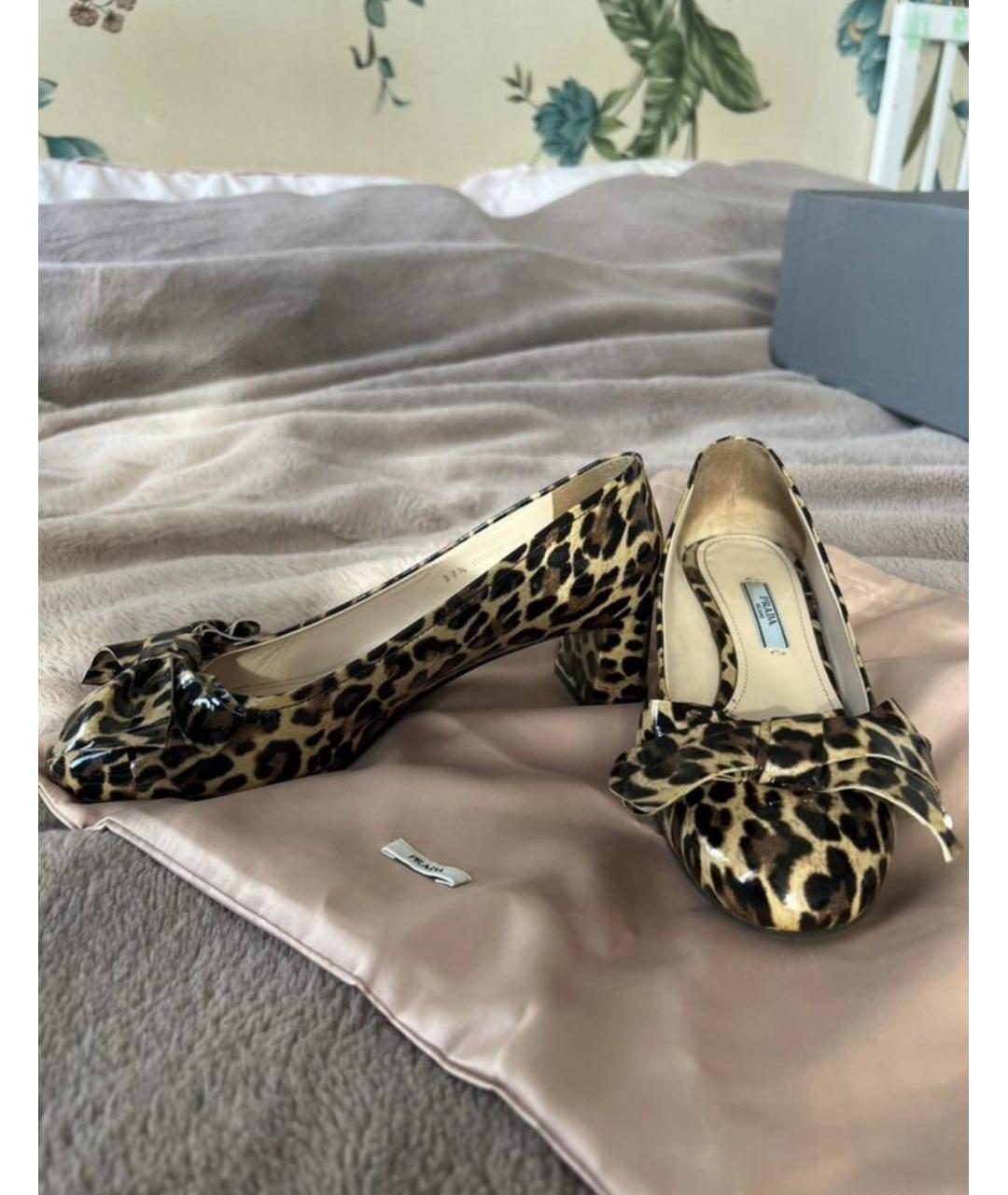 PRADA Сабо из лакированной кожи, фото 3