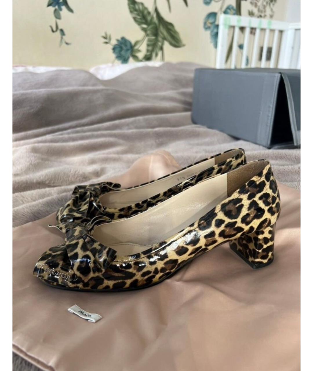 PRADA Сабо из лакированной кожи, фото 6