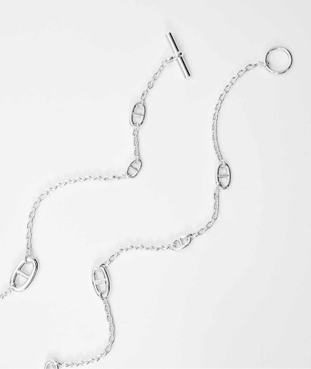 HERMES Серебряное серебряное колье, фото 4