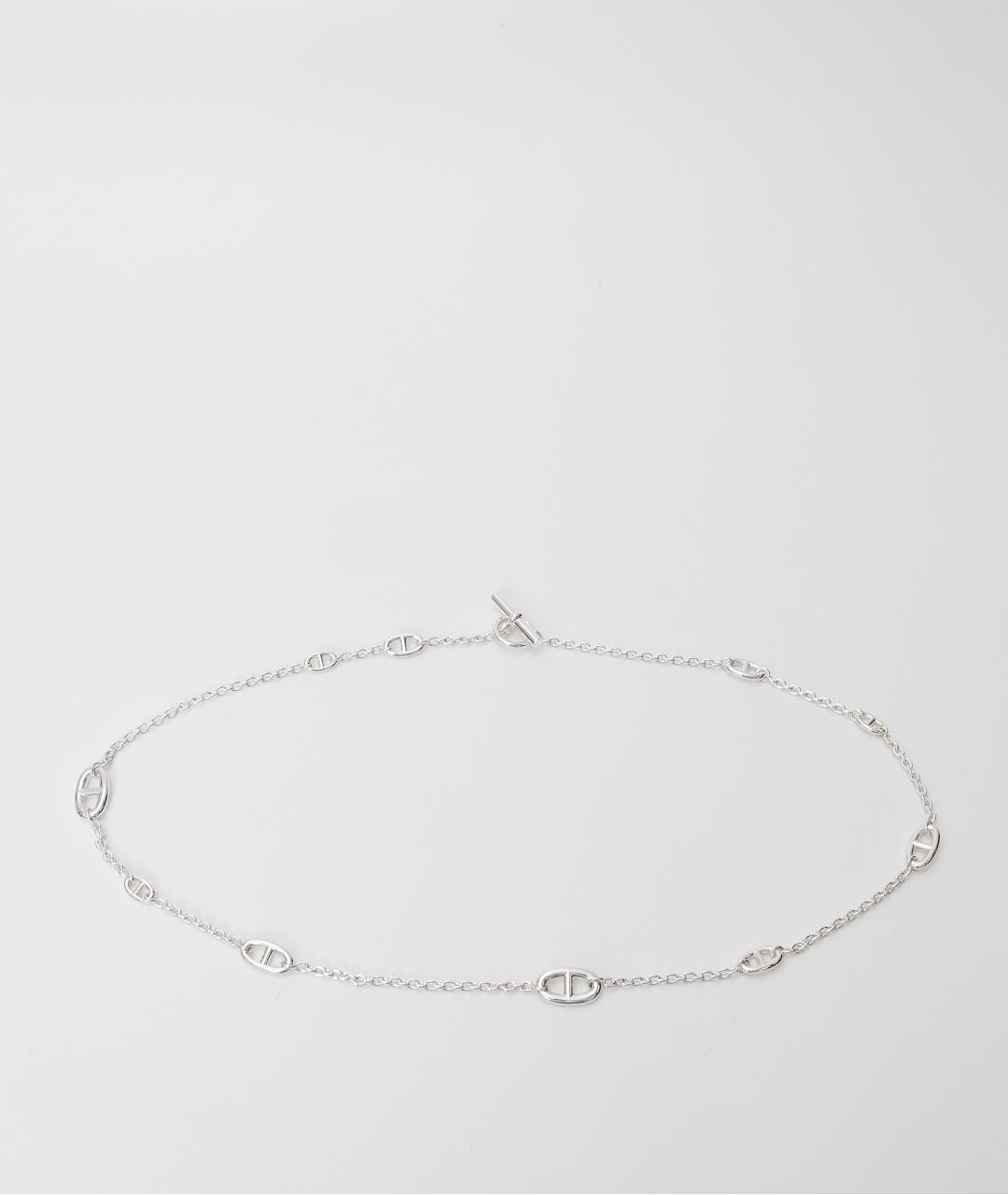 HERMES Серебряное серебряное колье, фото 3