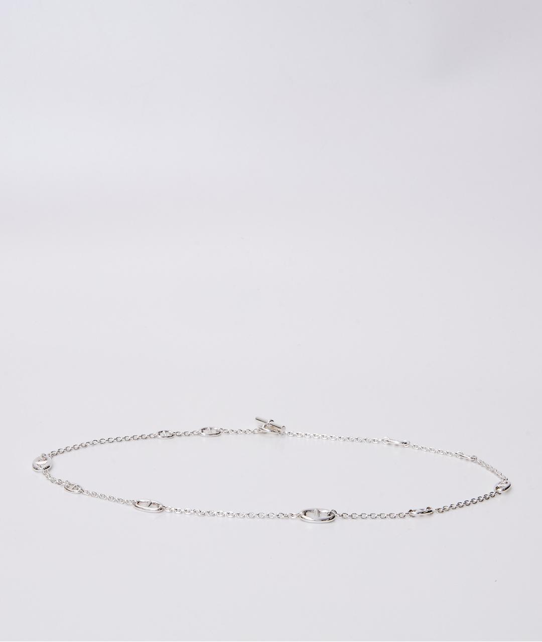 HERMES Серебряное серебряное колье, фото 2