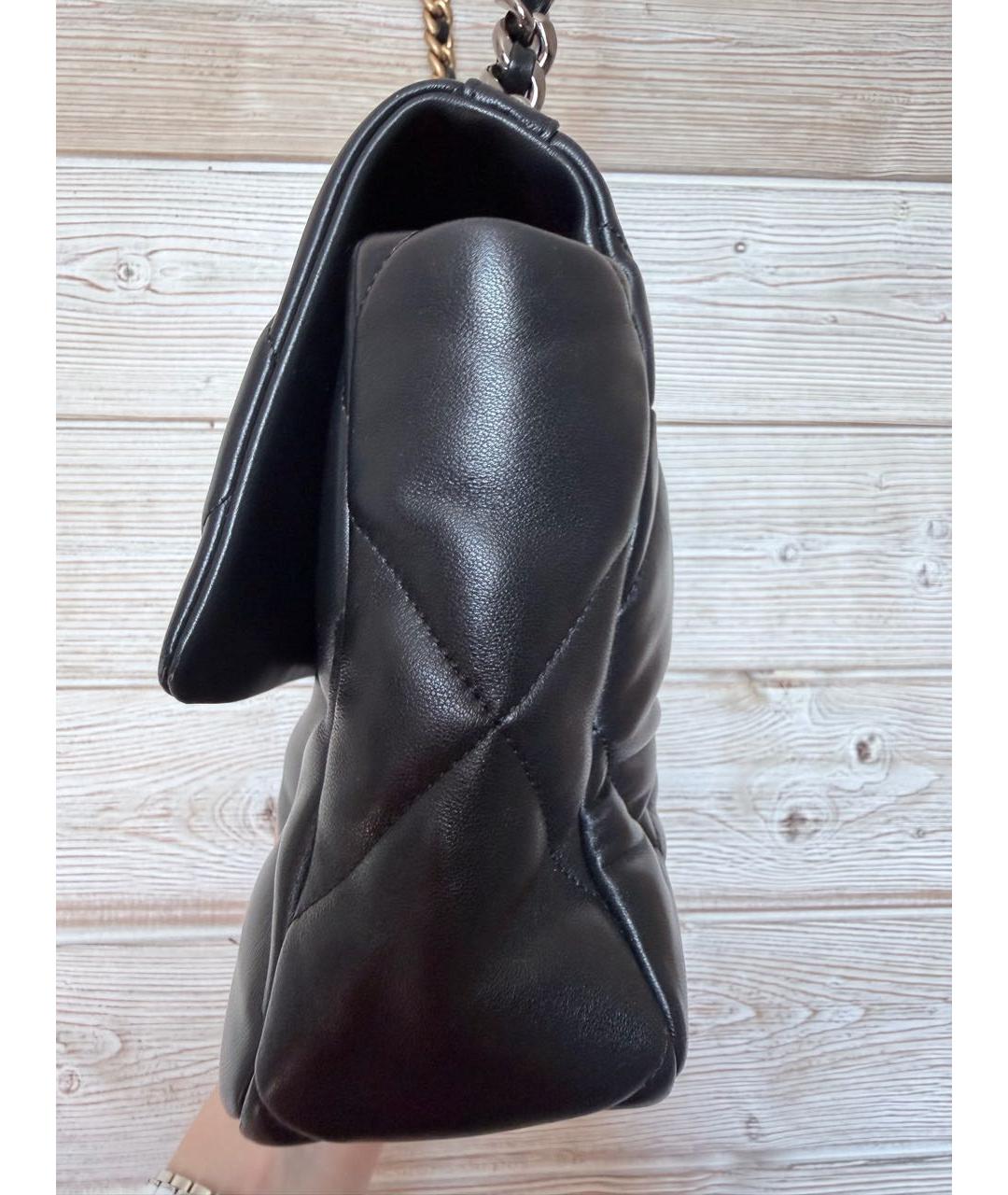 CHANEL Черная кожаная сумка через плечо, фото 2