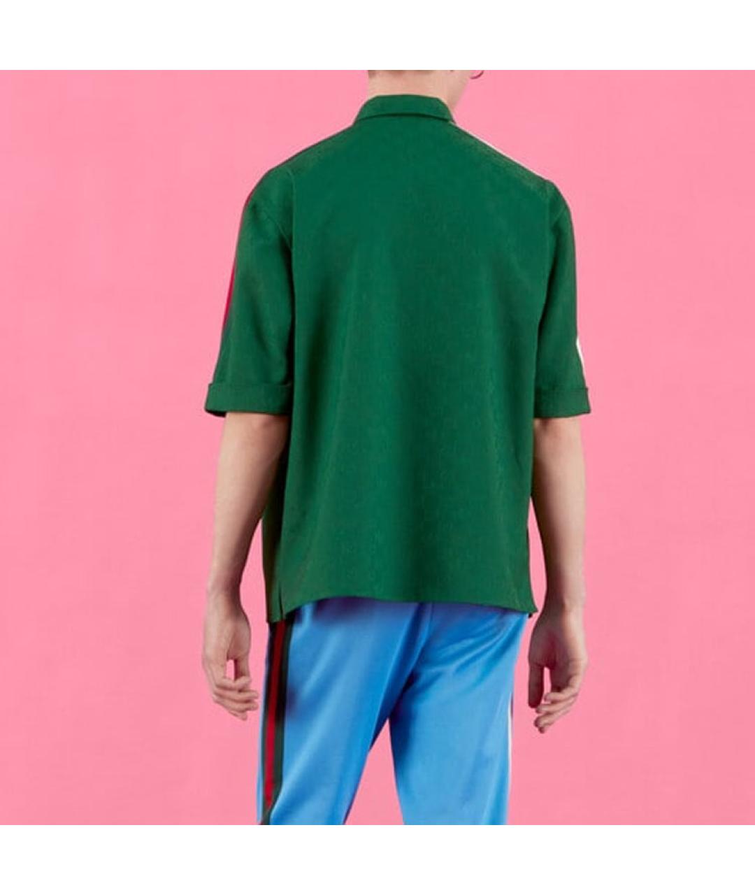 GUCCI Зеленая рубашка, фото 4