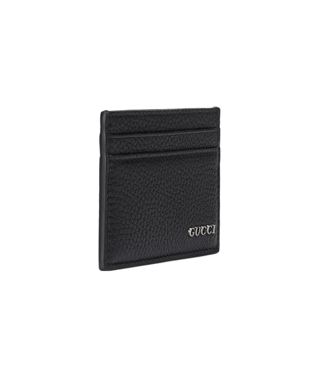 GUCCI Черный кожаный кардхолдер, фото 2
