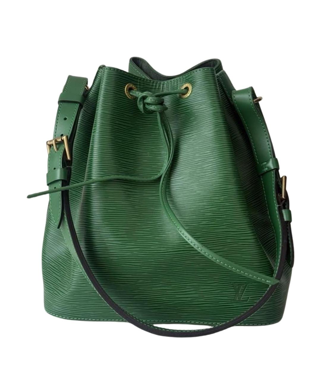 LOUIS VUITTON Зеленая кожаная сумка через плечо, фото 1