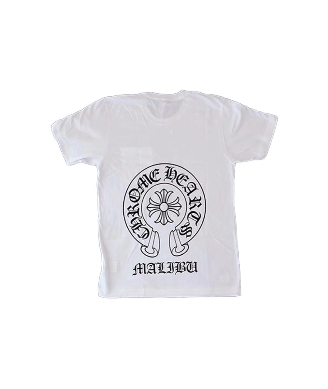 CHROME HEARTS Белая хлопковая футболка, фото 5