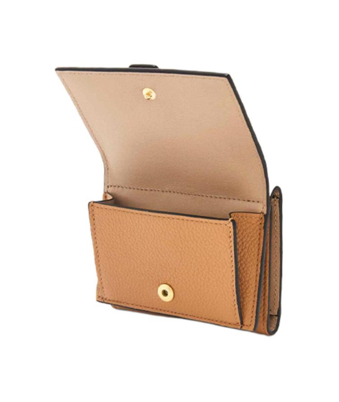 LOEWE Коричневый кожаный кошелек, фото 2