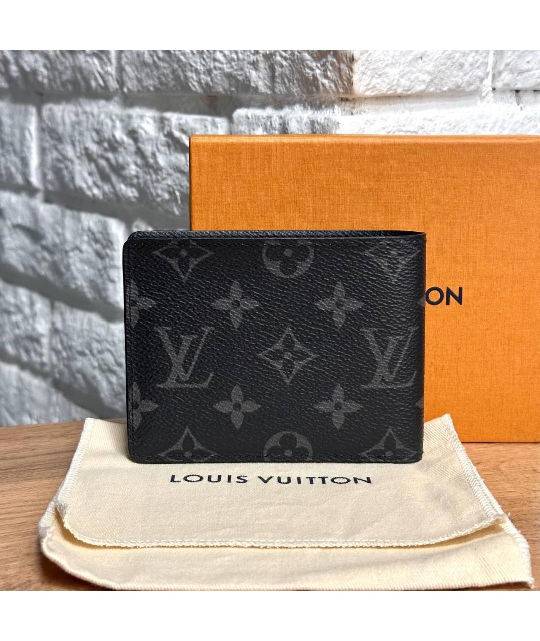 LOUIS VUITTON Черный кошелек, фото 2