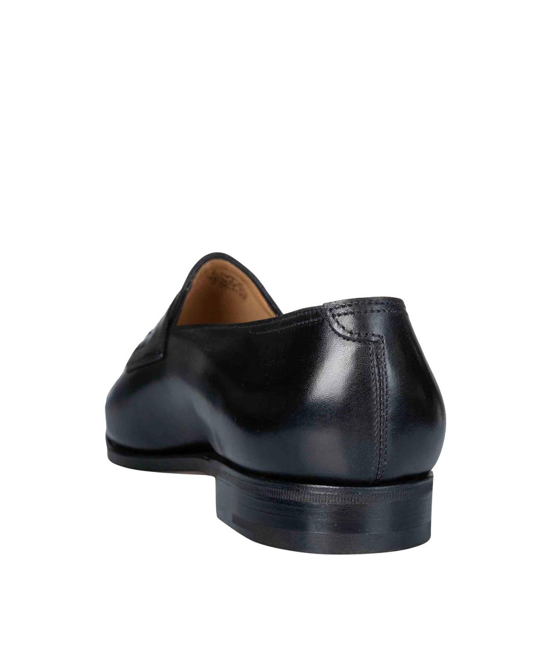 JOHN LOBB Черные кожаные лоферы, фото 3