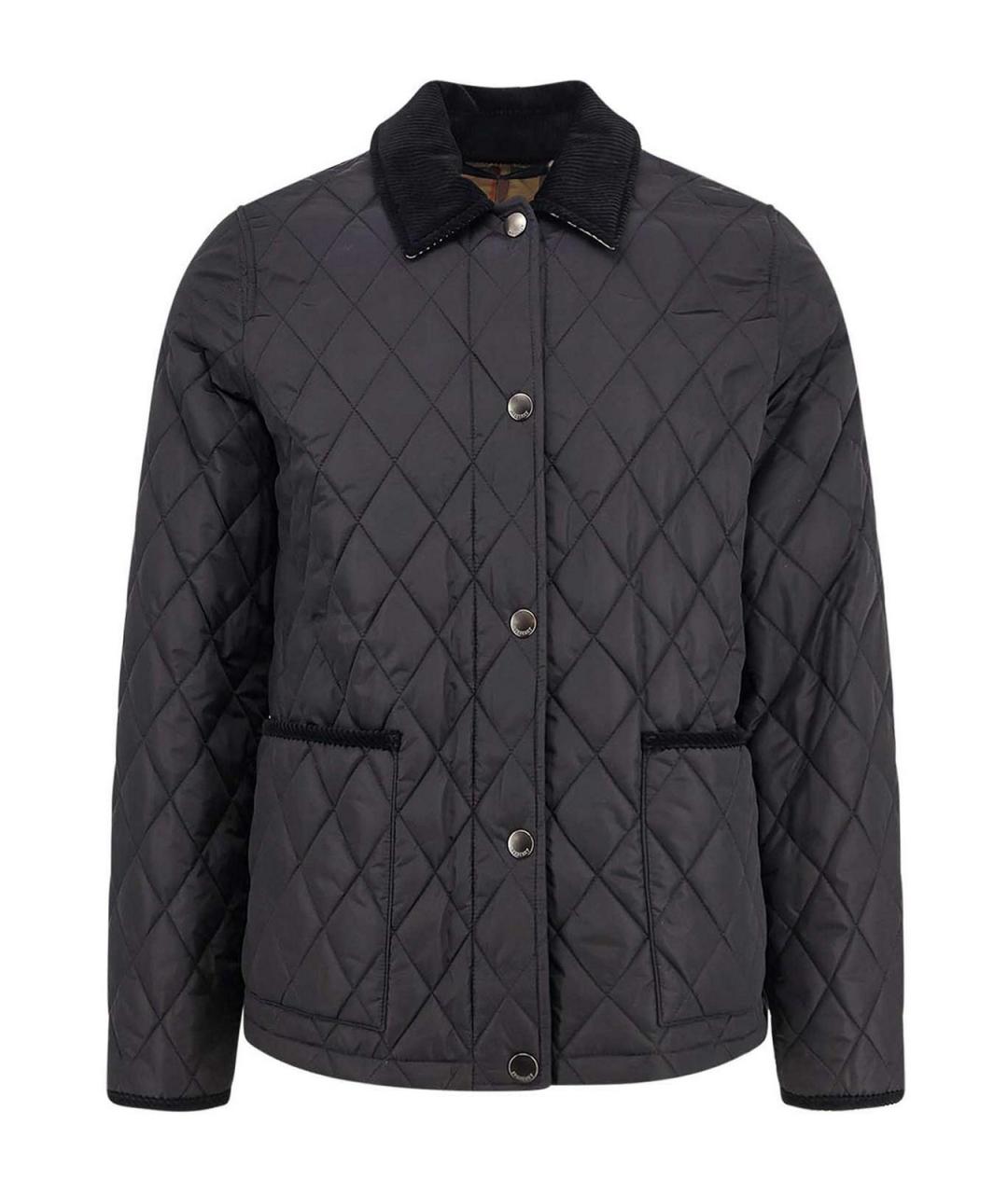 BURBERRY Черная бархатная куртка, фото 1