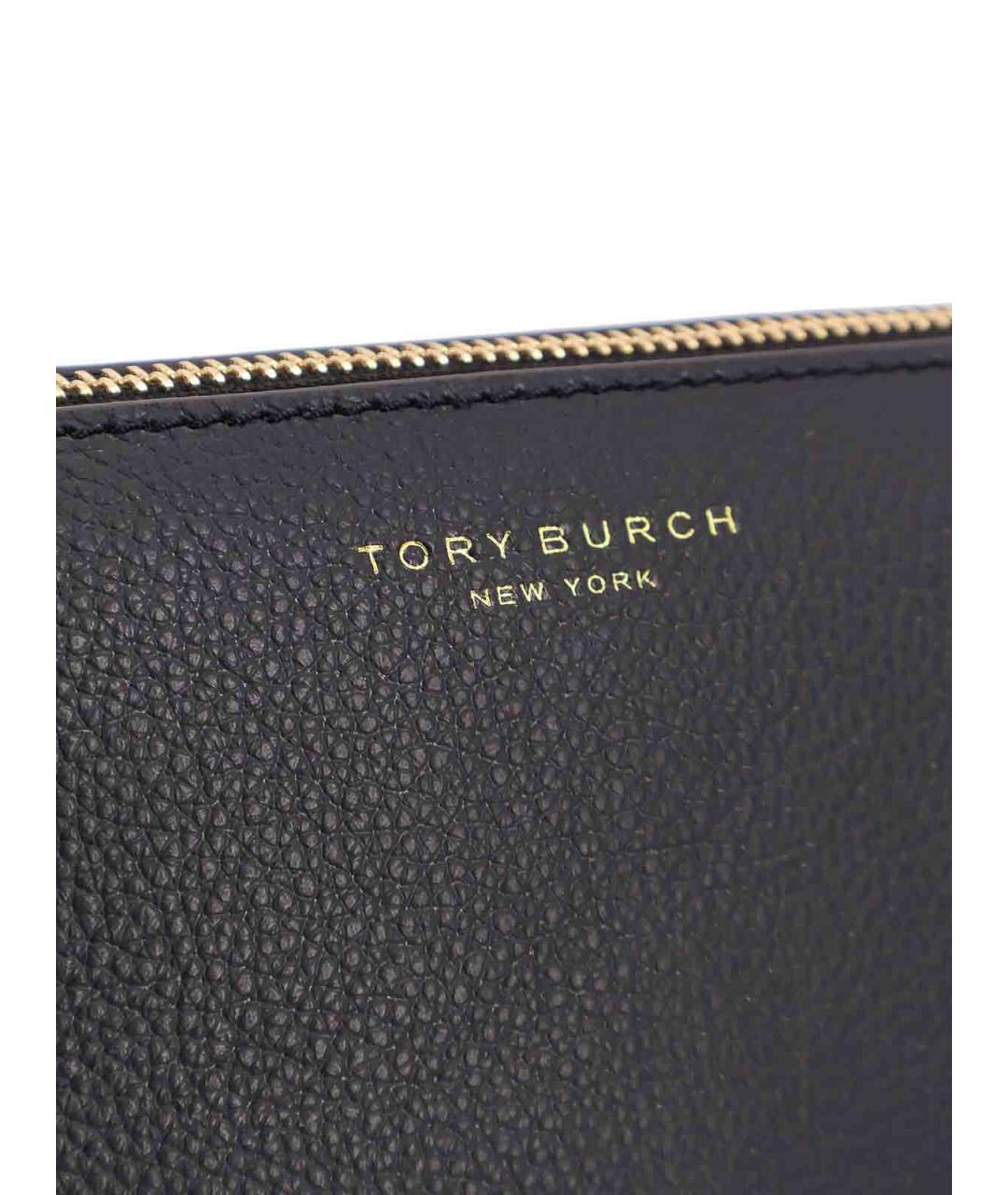 TORY BURCH Черная кожаная сумка через плечо, фото 5