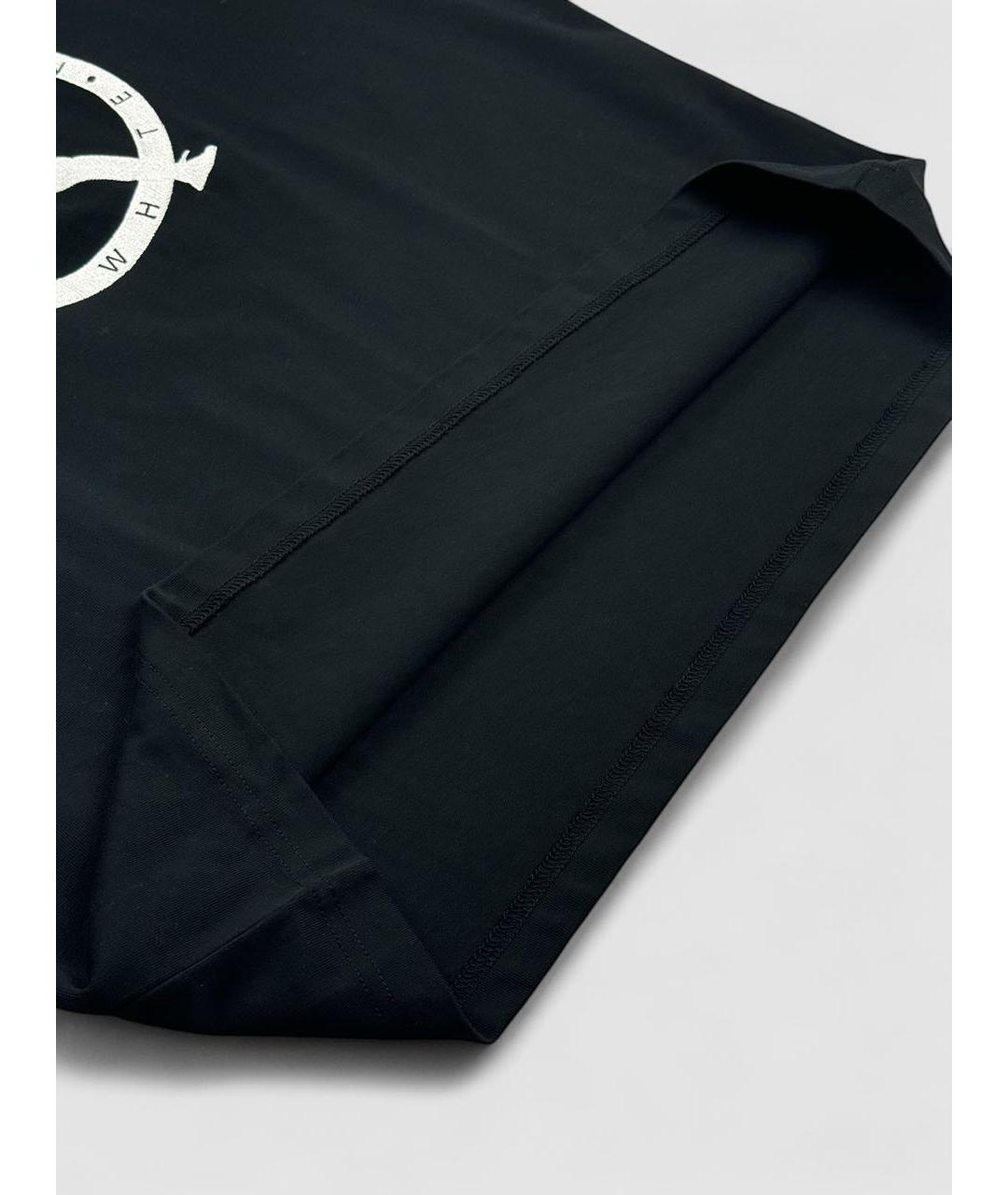 OFF-WHITE Черная футболка, фото 5