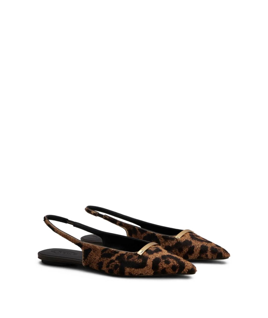 TOD'S Мульти лодочки на низком каблуке, фото 3