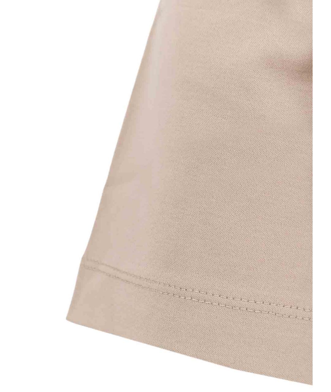 HUGO BOSS Бежевая хлопковая футболка, фото 3