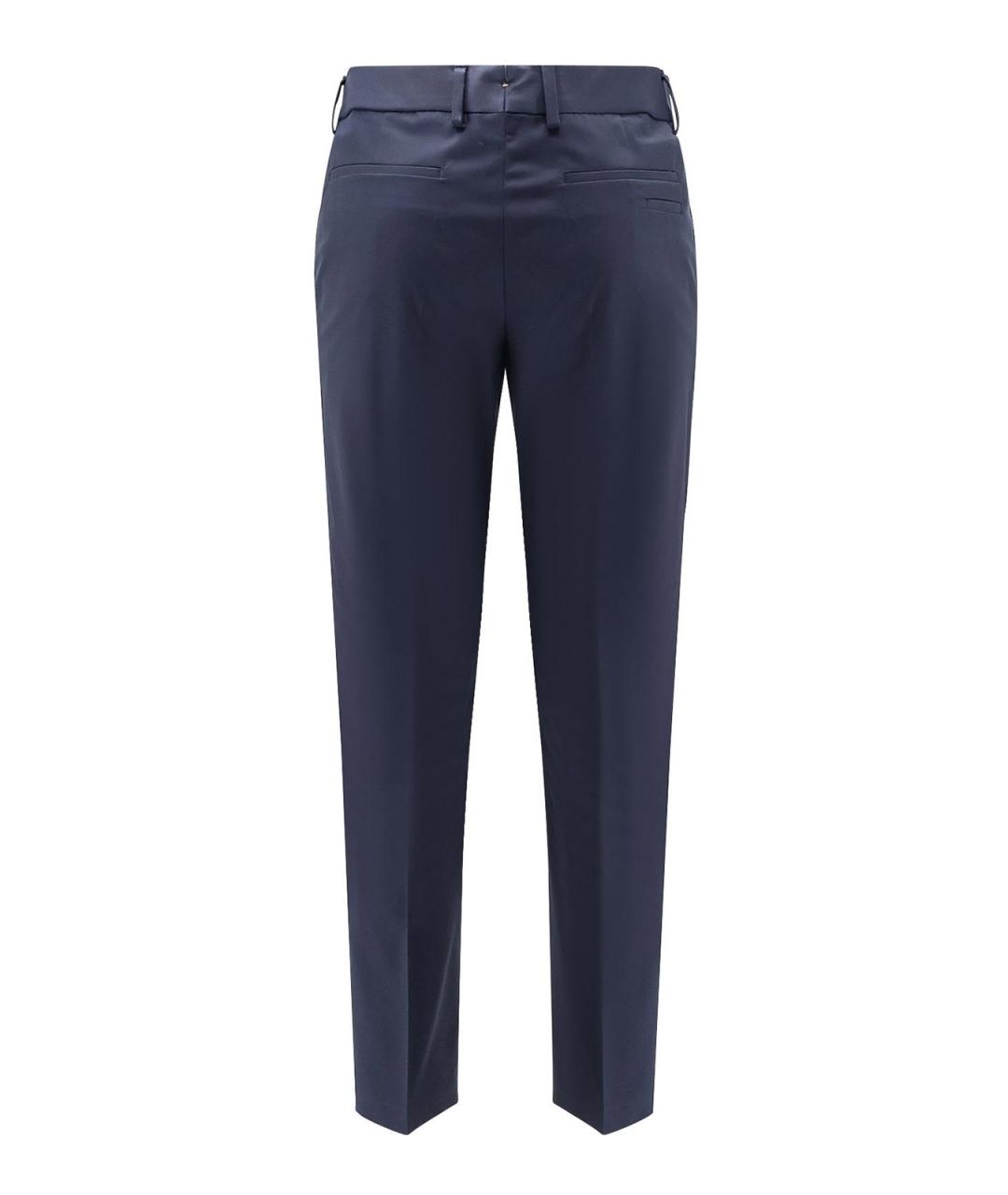HUGO BOSS Синие хлопковые повседневные брюки, фото 2