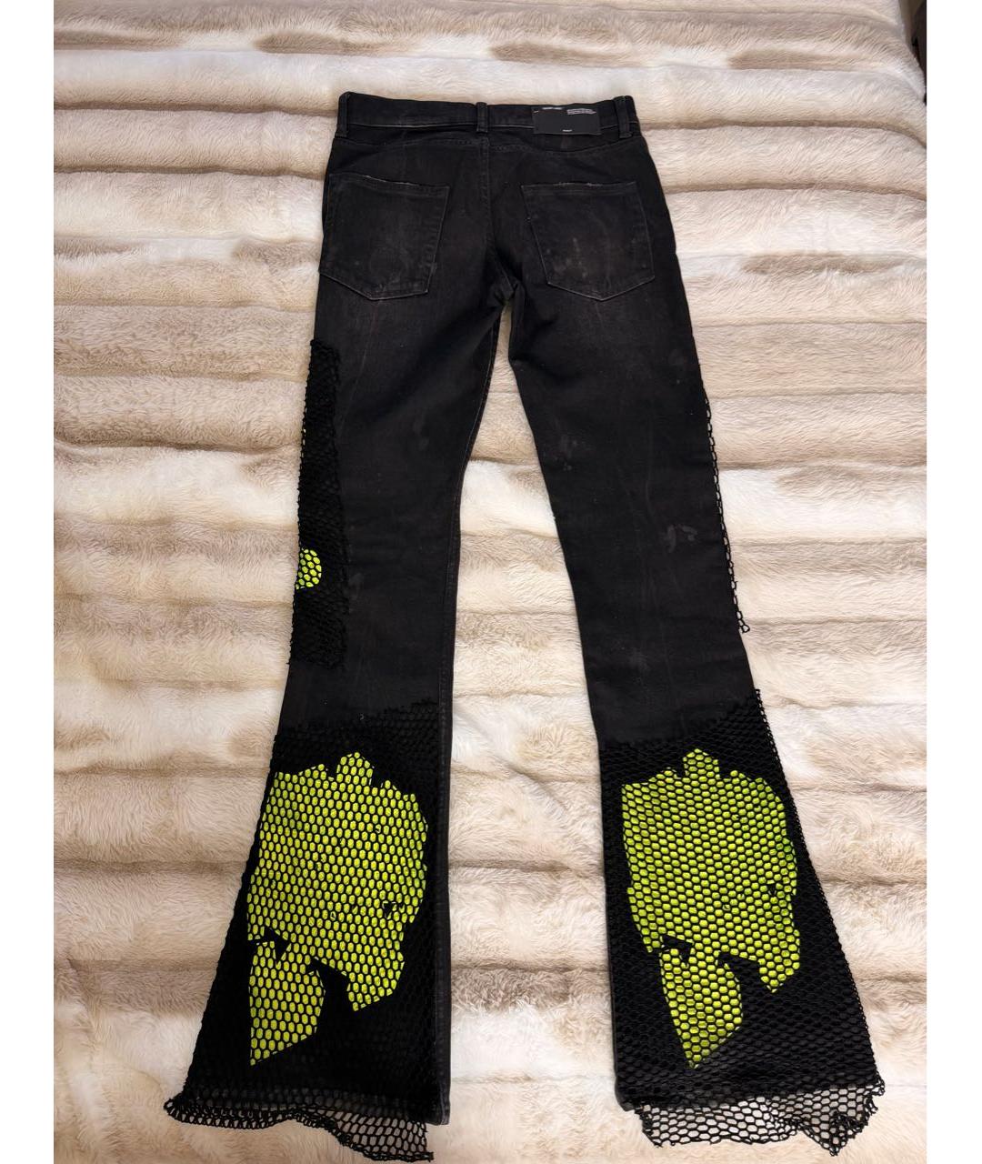 OFF-WHITE Мульти хлопковые прямые джинсы, фото 2