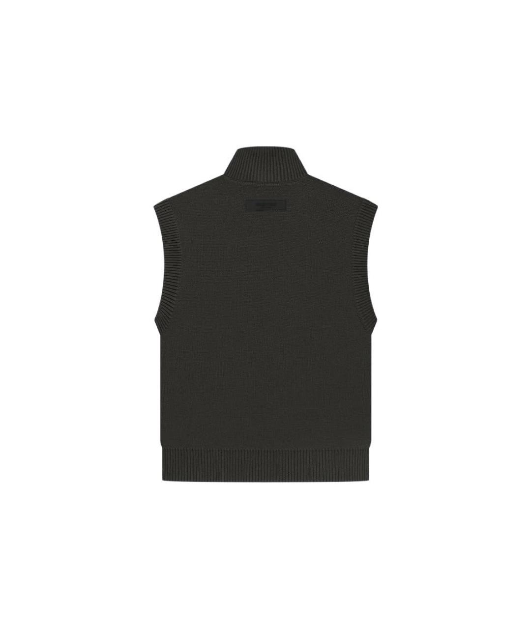 FEAR OF GOD ESSENTIALS Черная жилетка, фото 2