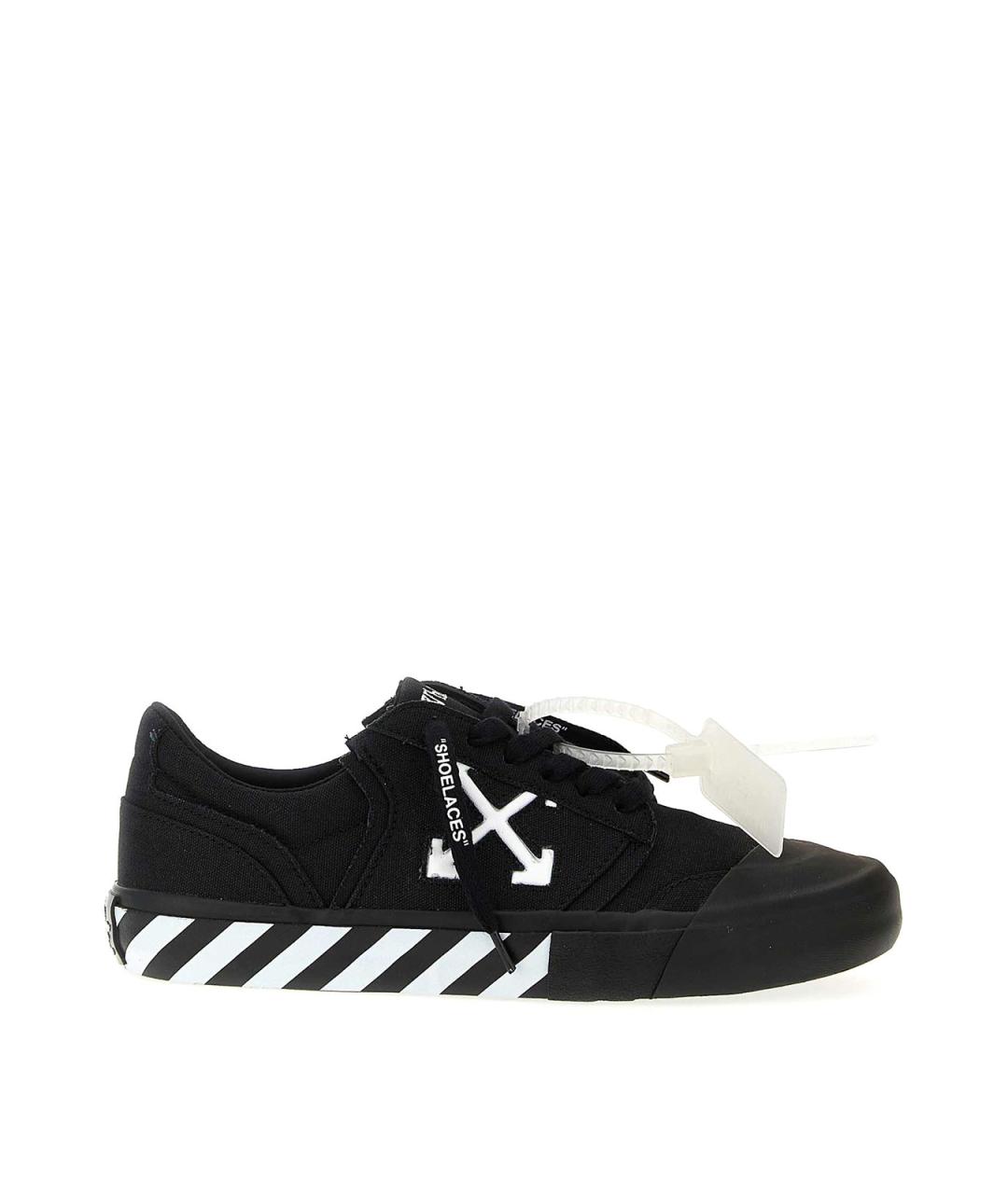 OFF-WHITE Белые текстильные низкие кроссовки / кеды, фото 1