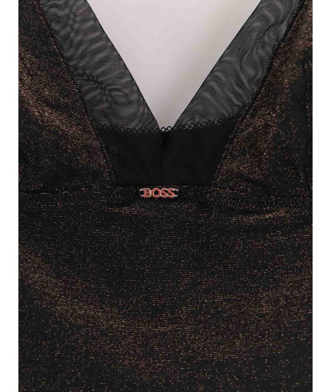 HUGO BOSS Черная полиамидовая майка, фото 3