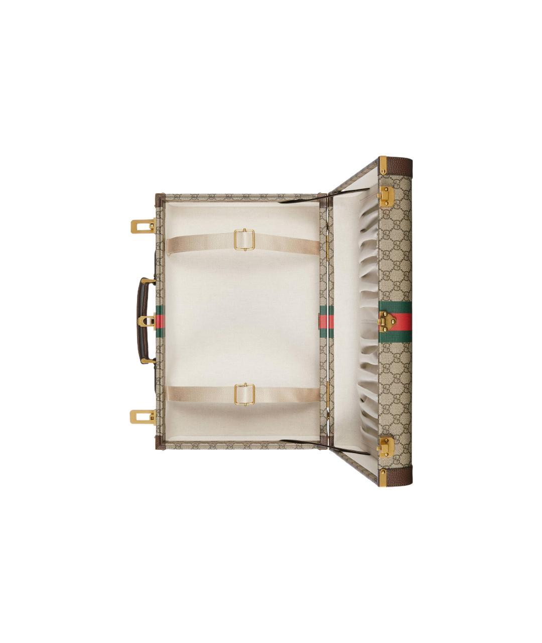 GUCCI Бежевый чемодан, фото 5